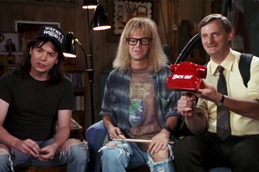 Wayne and Garth are joined by Ron Paxton, inventor of the Suck Kut