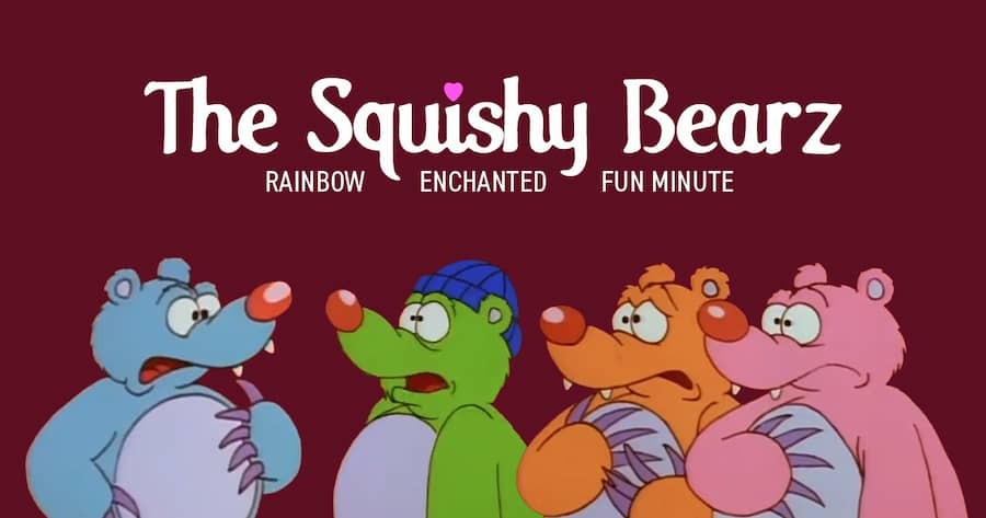 The Squishy Bearz Rainbow Enchanted Fun Minute